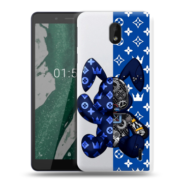 Силиконовый чехол на Nokia 1 Plus с принтом Луи робот