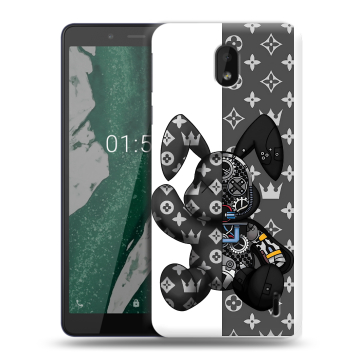 Силиконовый чехол на Nokia 1 Plus с принтом Луи робот