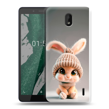 Силиконовый чехол на Nokia 1 Plus с принтом Кролик Силиконовый чехол на Nokia 1 Plus с принтом Кролик