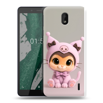 Силиконовый чехол на Nokia 1 Plus с принтом Куроми Kuromi 