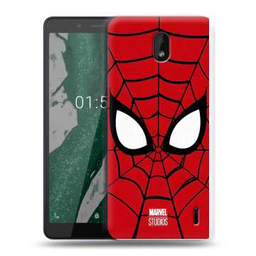 Силиконовый чехол на Nokia 1 Plus с принтом человек паук spiderman Силиконовый чехол на Nokia 1 Plus с принтом человек паук spiderman