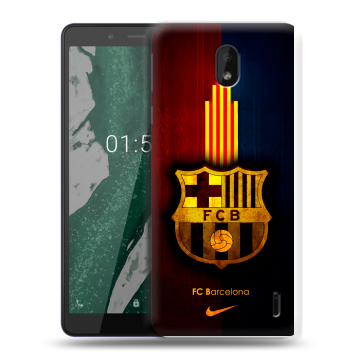 Силиконовый чехол на Nokia 1 Plus с принтом Барселона Barcelona