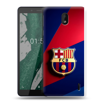 Силиконовый чехол на Nokia 1 Plus с принтом Барселона Barcelona
