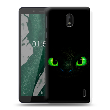 Силиконовый чехол на Nokia 1 Plus с принтом Как приручить дракона