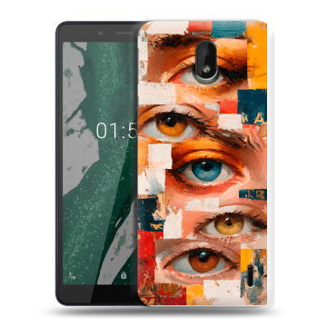 Силиконовый чехол на Nokia 1 Plus с принтом Модный принт Силиконовый чехол на Nokia 1 Plus с принтом Модный принт