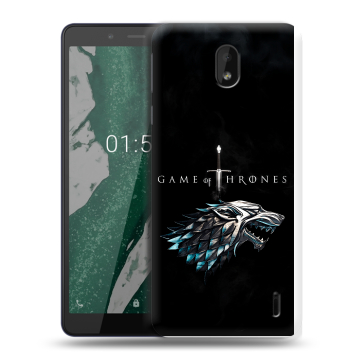 Силиконовый чехол на Nokia 1 Plus с принтом Игра Престолов Game Thrones