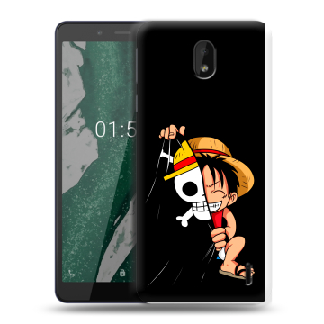 Силиконовый чехол на Nokia 1 Plus с принтом One Piece Ван Пис