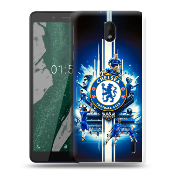 Силиконовый чехол на Nokia 1 Plus с принтом Chelsea Челси