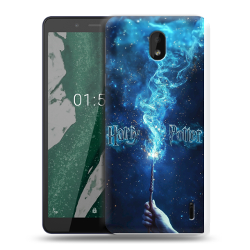 Силиконовый чехол на Nokia 1 Plus с принтом Harry Potter Гарри Поттер