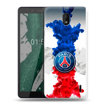 Силиконовый чехол на Nokia 1 Plus с принтом PSG ПСЖ