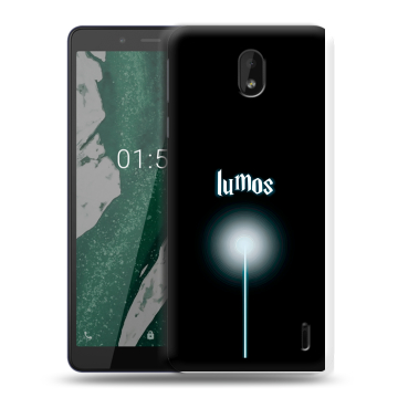 Силиконовый чехол на Nokia 1 Plus с принтом Harry Potter Гарри Поттер
