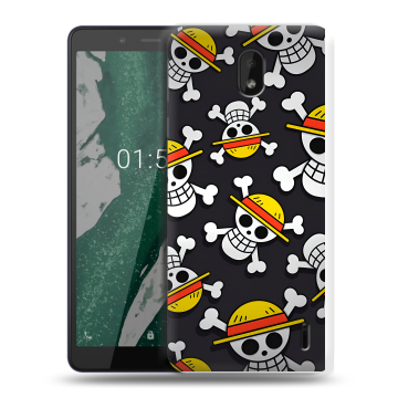 Силиконовый чехол на Nokia 1 Plus с принтом One Piece Ван Пис