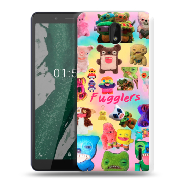 Силиконовый чехол на Nokia 1 Plus с принтом Флагер Fuggler Силиконовый чехол на Nokia 1 Plus с принтом Флагер Fuggler