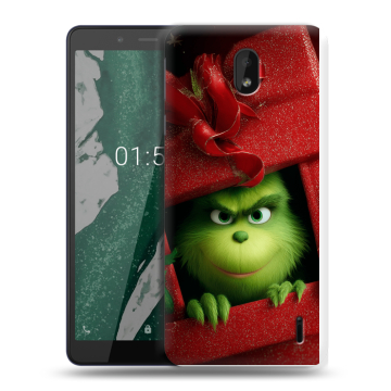 Силиконовый чехол на Nokia 1 Plus с принтом Новый год Силиконовый чехол на Nokia 1 Plus с принтом Новый год