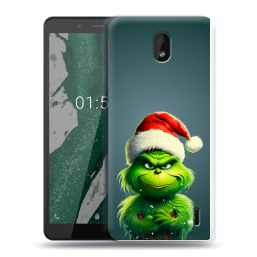 Силиконовый чехол на Nokia 1 Plus с принтом Новый год Силиконовый чехол на Nokia 1 Plus с принтом Новый год
