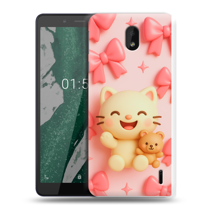 Силиконовый чехол на Nokia 1 Plus с принтом для девочек Силиконовый чехол на Nokia 1 Plus с принтом для девочек
