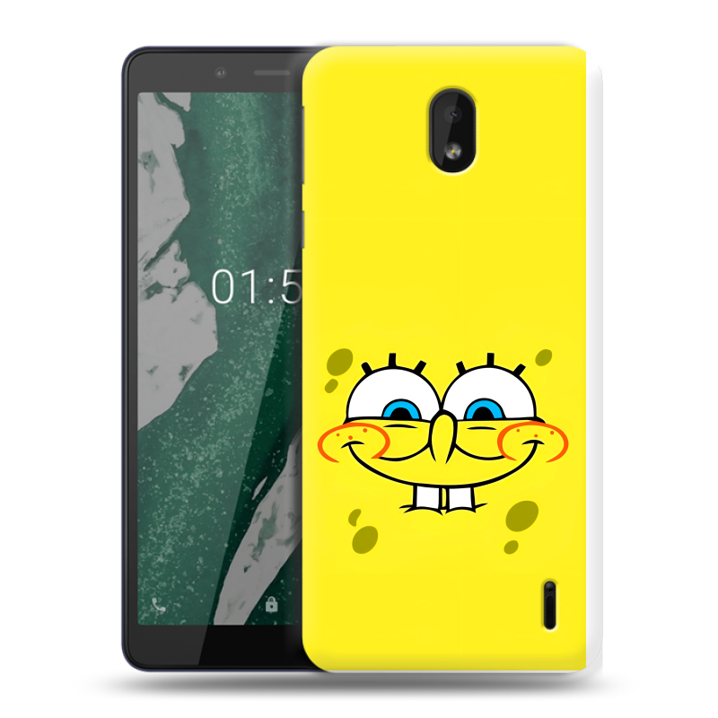 Силиконовый чехол на Nokia 1 Plus с принтом спанчбоб спанч боб Силиконовый чехол на Nokia 1 Plus с принтом спанчбоб спанч боб