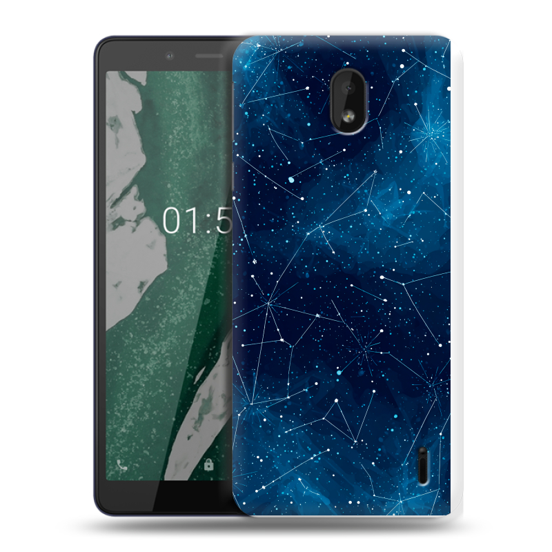Силиконовый чехол на Nokia 1 Plus с принтом Космос звезды Силиконовый чехол на Nokia 1 Plus с принтом Космос звезды