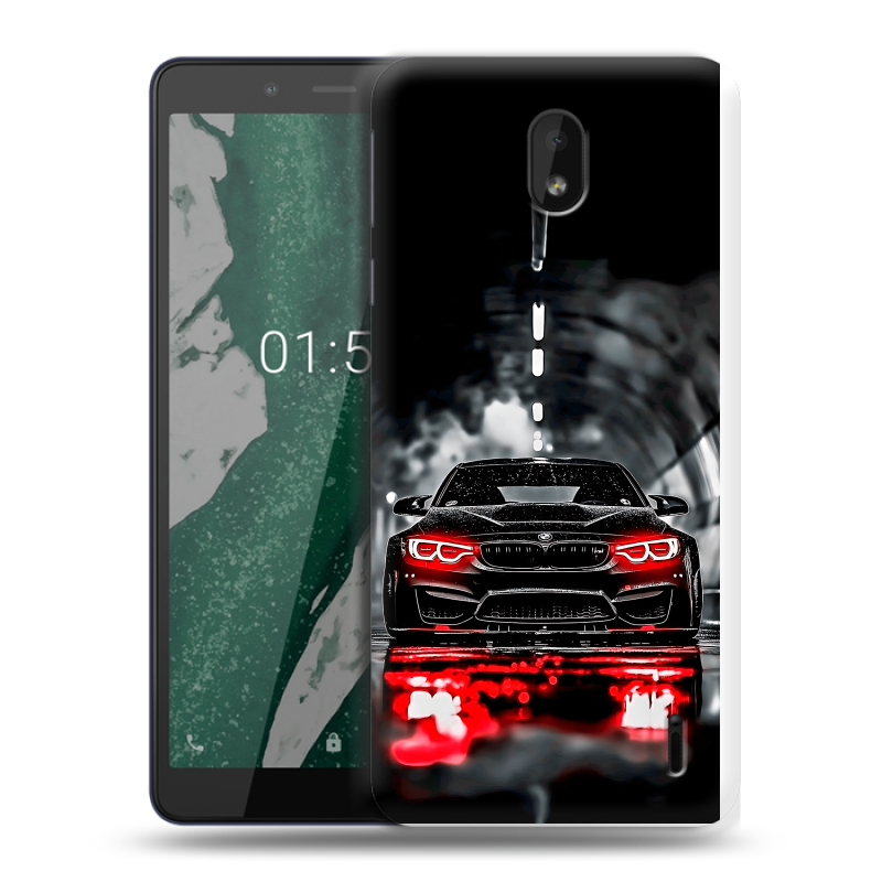 Силиконовый чехол на Nokia 1 Plus с принтом BMW БМВ Силиконовый чехол на Nokia 1 Plus с принтом BMW БМВ