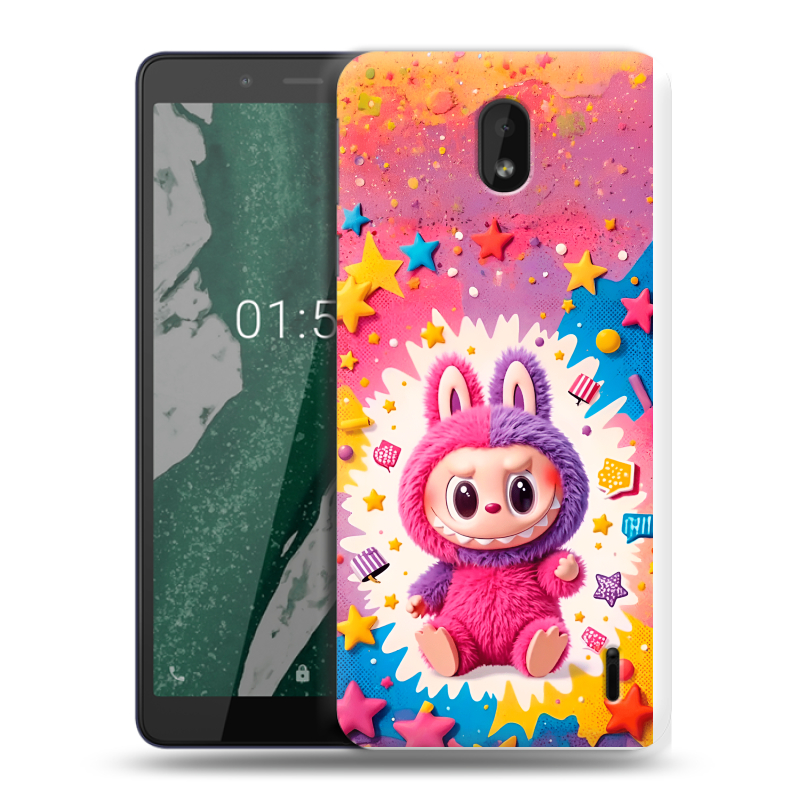 Силиконовый чехол на Nokia 1 Plus с принтом Labubu Лабубу Силиконовый чехол на Nokia 1 Plus с принтом Labubu Лабубу