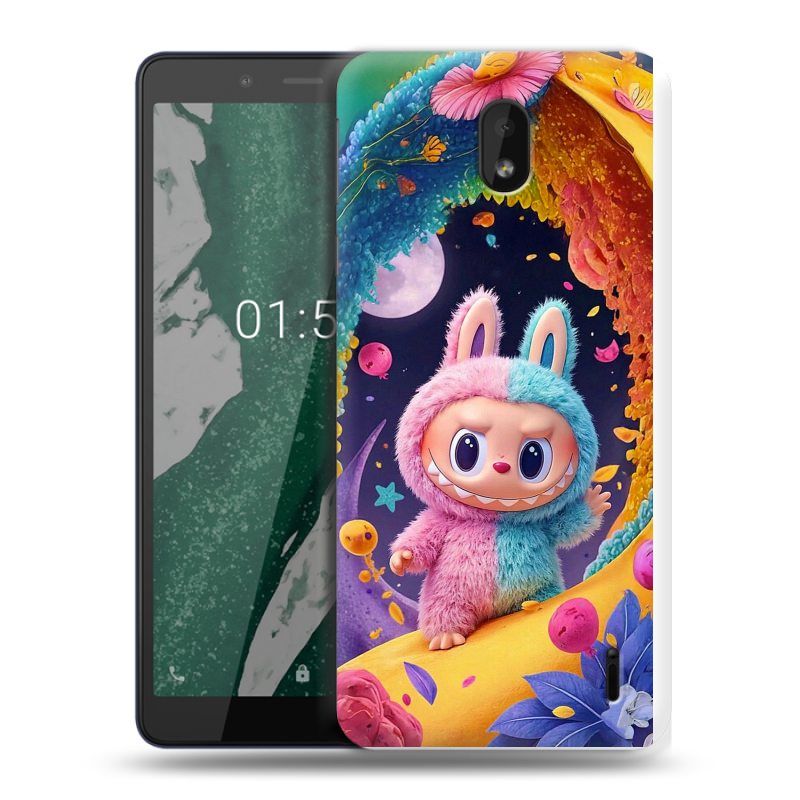 Силиконовый чехол на Nokia 1 Plus с принтом Labubu Лабубу Силиконовый чехол на Nokia 1 Plus с принтом Labubu Лабубу