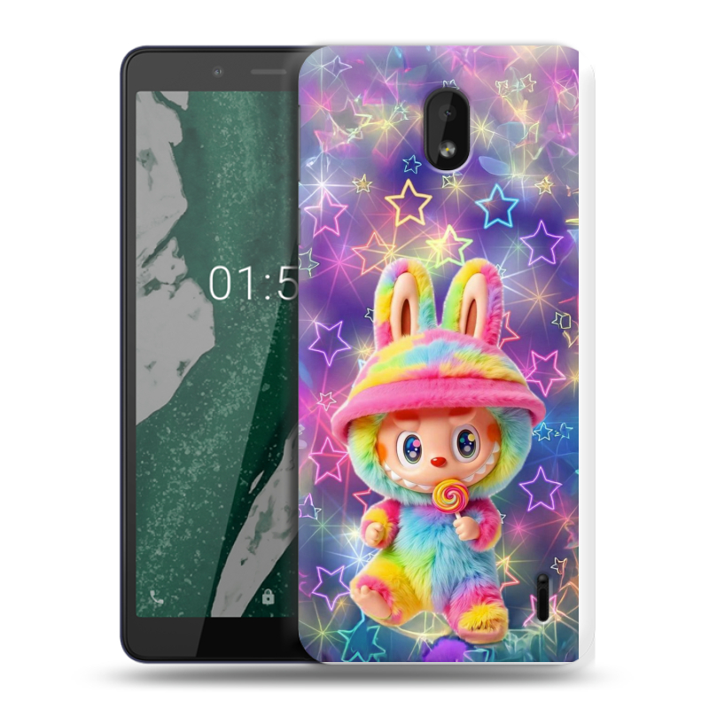Силиконовый чехол на Nokia 1 Plus с принтом Labubu Лабубу Силиконовый чехол на Nokia 1 Plus с принтом Labubu Лабубу