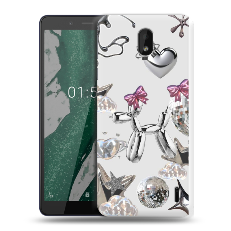Силиконовый чехол на Nokia 1 Plus с принтом Y2K Силиконовый чехол на Nokia 1 Plus с принтом Y2K