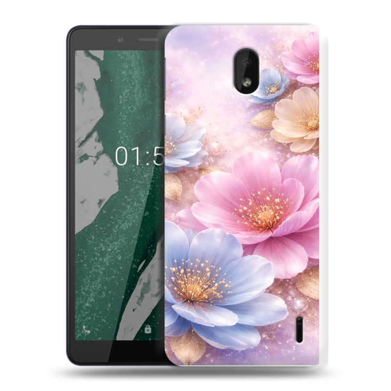 Силиконовый чехол на Nokia 1 Plus с принтом женский Силиконовый чехол на Nokia 1 Plus с принтом женский