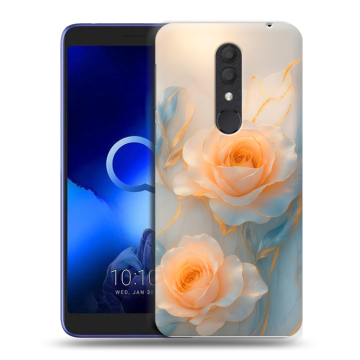 Силиконовый чехол на Alcatel 1X (2019) с принтом Женский