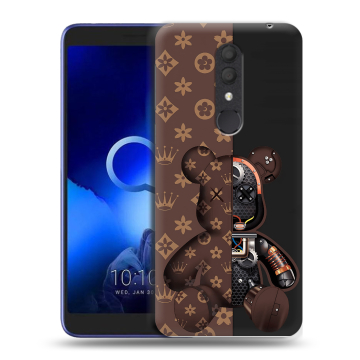 Силиконовый чехол на Alcatel 1X (2019) с принтом Луи робот