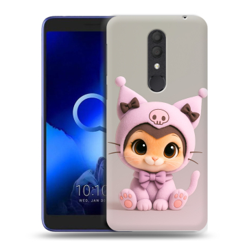 Силиконовый чехол на Alcatel 1X (2019) с принтом Куроми Kuromi 