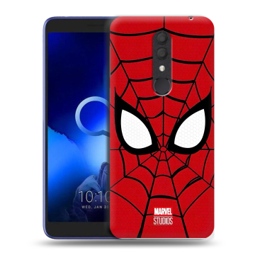 Силиконовый чехол на Alcatel 1X (2019) с принтом человек паук spiderman Силиконовый чехол на Alcatel 1X (2019) с принтом человек паук spiderman
