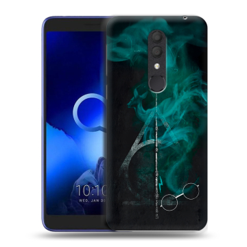 Силиконовый чехол на Alcatel 1X (2019) с принтом Гарри Поттер Harry Potter