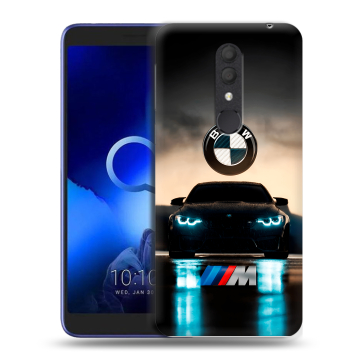 Силиконовый чехол на Alcatel 1X (2019) с принтом БМВ BMW Силиконовый чехол на Alcatel 1X (2019) с принтом БМВ BMW