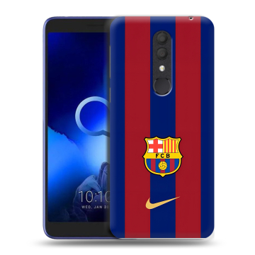 Силиконовый чехол на Alcatel 1X (2019) с принтом Барселона Barcelona