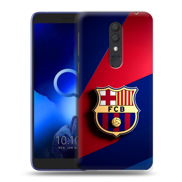 Силиконовый чехол на Alcatel 1X (2019) с принтом Барселона Barcelona