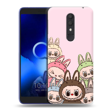 Силиконовый чехол на Alcatel 1X (2019) с принтом Лабубу