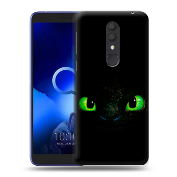 Силиконовый чехол на Alcatel 1X (2019) с принтом Как приручить дракона