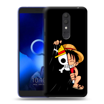 Силиконовый чехол на Alcatel 1X (2019) с принтом One Piece Ван Пис