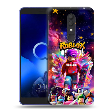 Силиконовый чехол на Alcatel 1X (2019) с принтом Roblox Роблокс Силиконовый чехол на Alcatel 1X (2019) с принтом Roblox Роблокс