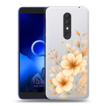 Силиконовый чехол на Alcatel 1X (2019) с принтом для девушки