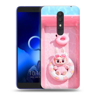 Силиконовый чехол на Alcatel 1X (2019) с принтом Labubu Лабубу