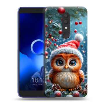 Силиконовый чехол на Alcatel 1X (2019) с принтом Новый год Силиконовый чехол на Alcatel 1X (2019) с принтом Новый год
