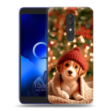 Силиконовый чехол на Alcatel 1X (2019) с принтом Новый год Силиконовый чехол на Alcatel 1X (2019) с принтом Новый год
