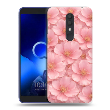 Силиконовый чехол на Alcatel 1X (2019) с принтом женский