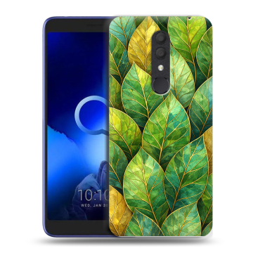 Силиконовый чехол на Alcatel 1X (2019) с принтом женский