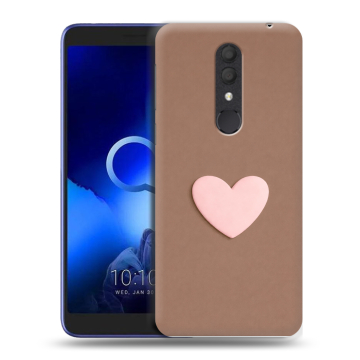 Силиконовый чехол на Alcatel 1X (2019) с принтом женский