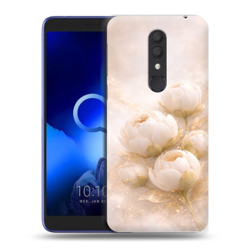 Силиконовый чехол на Alcatel 1X (2019) с принтом женский