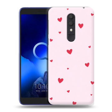 Силиконовый чехол на Alcatel 1X (2019) с принтом для девочек