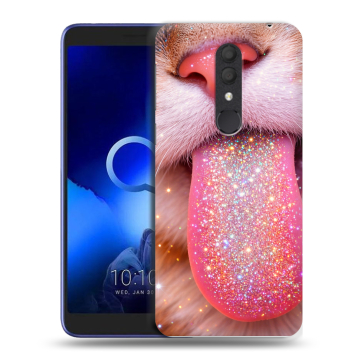 Силиконовый чехол на Alcatel 1X (2019) с принтом для девочек